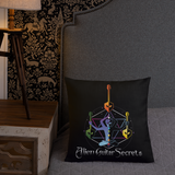 Alien Guitar Secrets Pillow