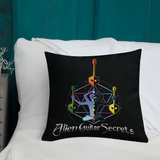 Alien Guitar Secrets Pillow